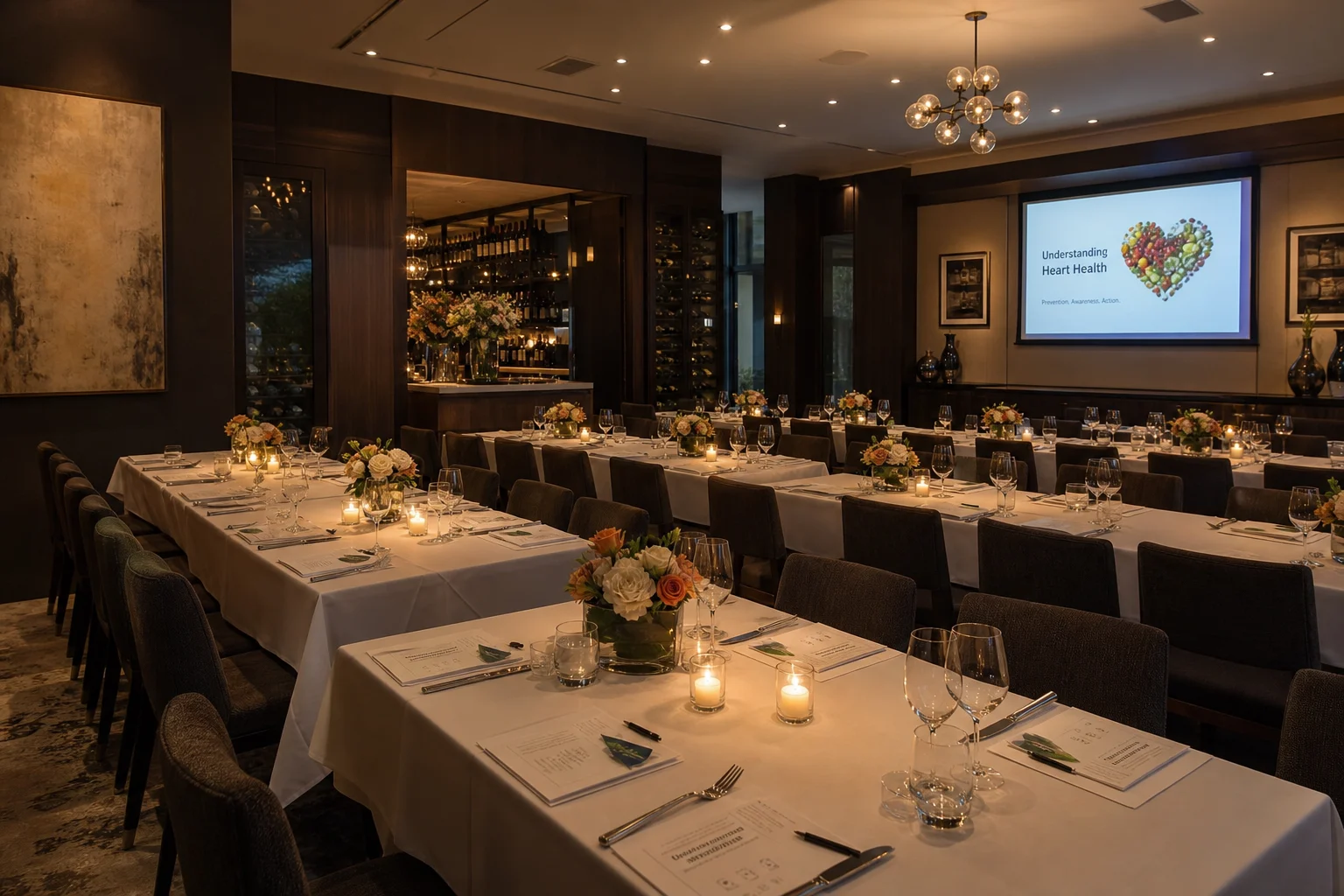 Dinner talk seminar room