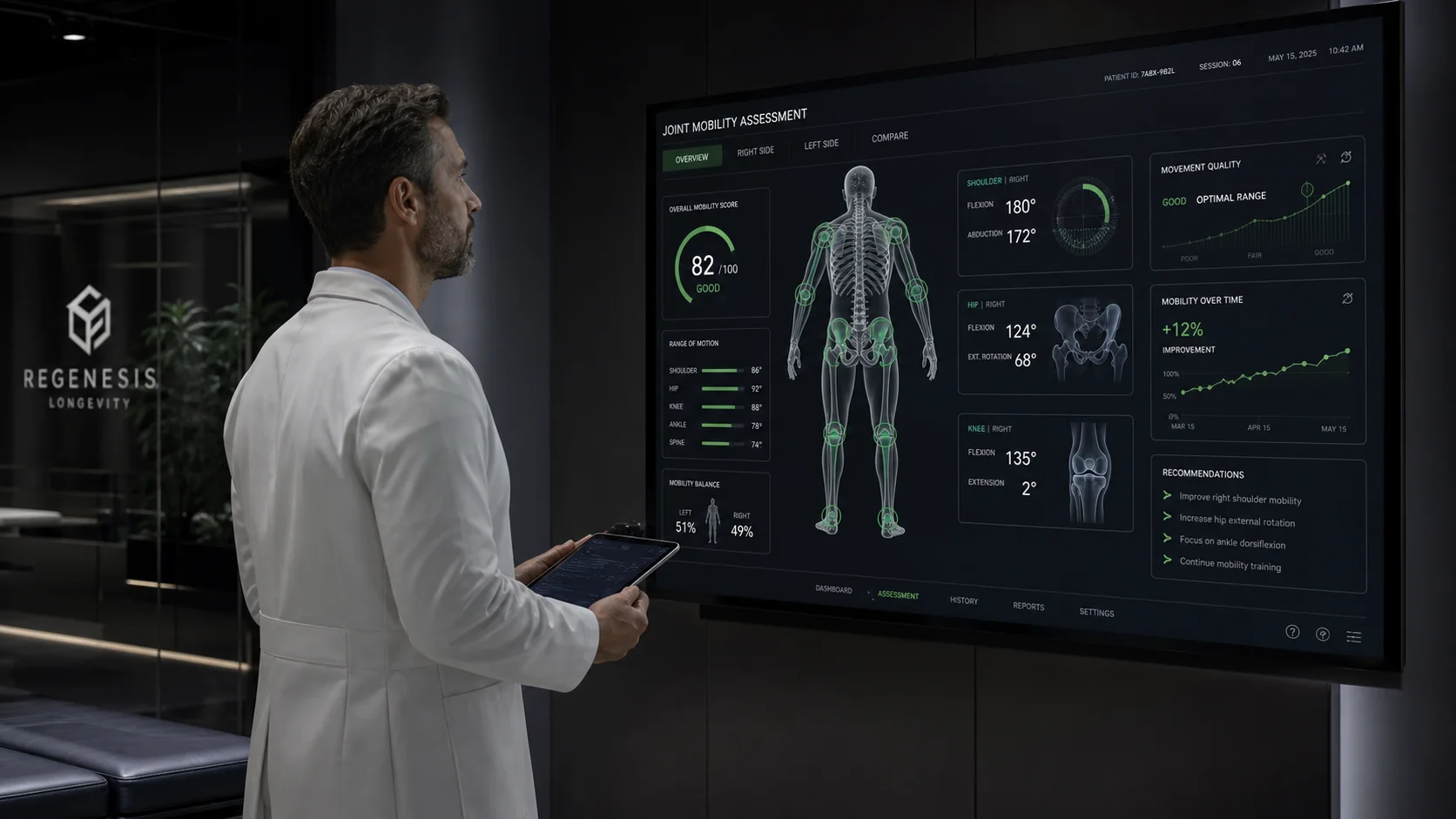 Joint health evaluation diagnostics